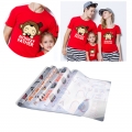 skärmtryck värmeöverföring klistermärke för t-shirt 