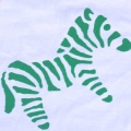 flock heat transfer sticker för t-shirt 