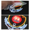 Anpassad logotyp Strykning på mjuka bokstäver 3D flock värmeöverföring klistermärke etikettutskrift för DIY hantverk T-shirt klädväska 