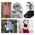 Anpassad logotyp Strykning på mjuka bokstäver 3D flock värmeöverföring klistermärke etikettutskrift för DIY hantverk T-shirt klädväska 